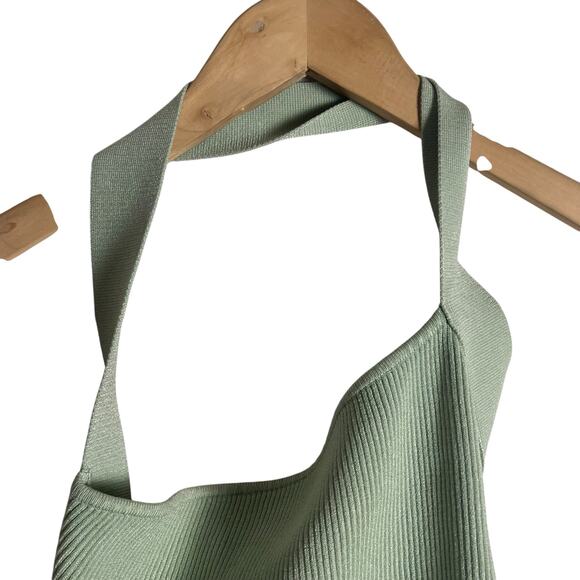 Gauge81 Selas Green Asymmetric One Shoulder Sleeveless Top Size Small - Picture 7 of 13